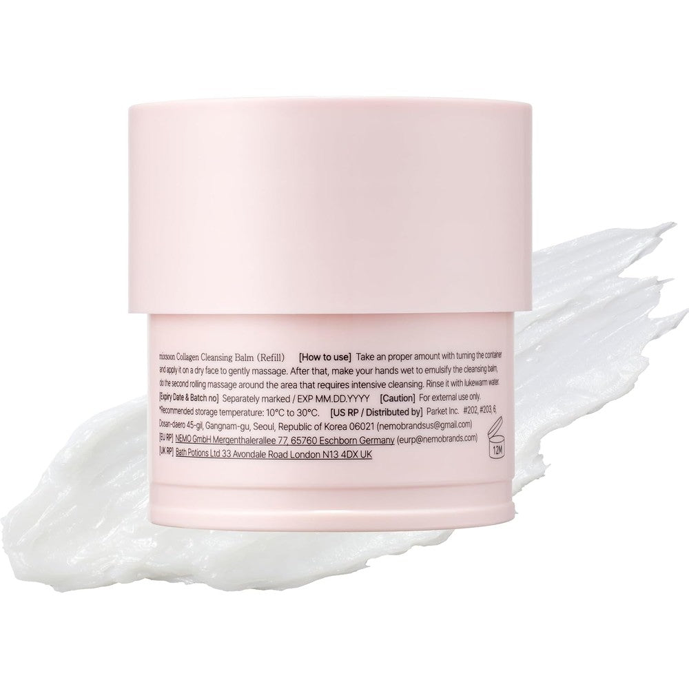 Mixsoon Collagen Cleansing Balm Refill front view makeup remover