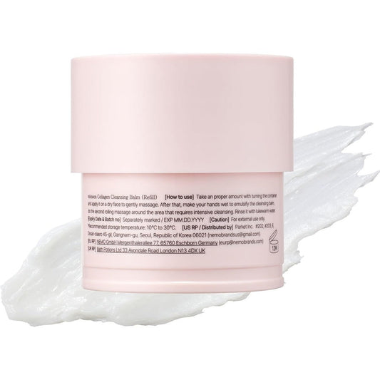 Mixsoon Collagen Cleansing Balm Refill front view of pink grinding container