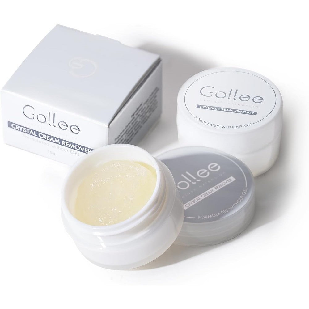 Meraki Beauty eyelash extension remover cream front view jar packaging