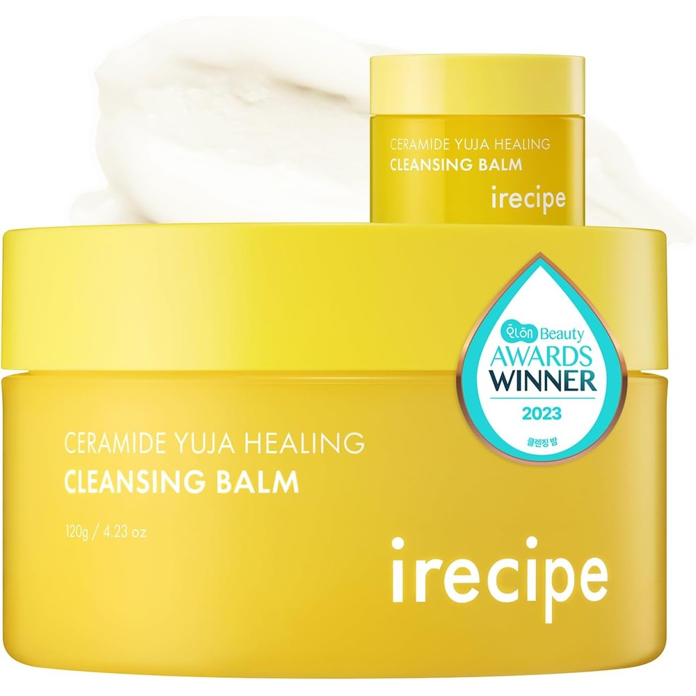 Irecipe Ceramide Yuja Cleansing Balm jar front view