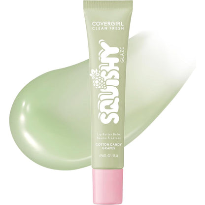 COVERGIRL clean fresh squishy glaze lip butter balm in cotton candy grapes
