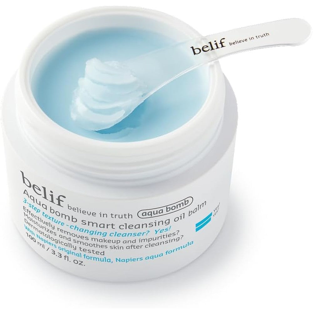 Belif Aqua Bomb Cleansing Balm front view product jar