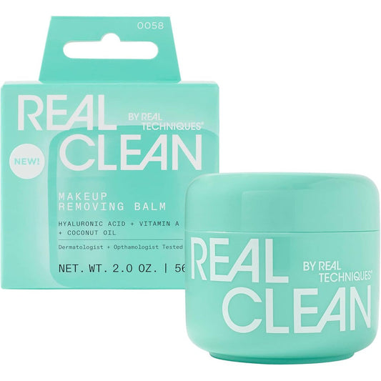 Real Techniques Real Clean Face Erase Makeup Removing Balm jar front view