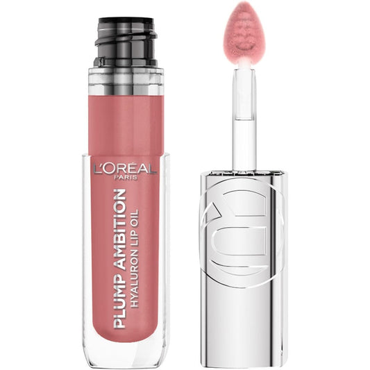 L'Oreal Paris Plump Ambition Hyaluron Lip Oil 601 Worth It front view showing packaging