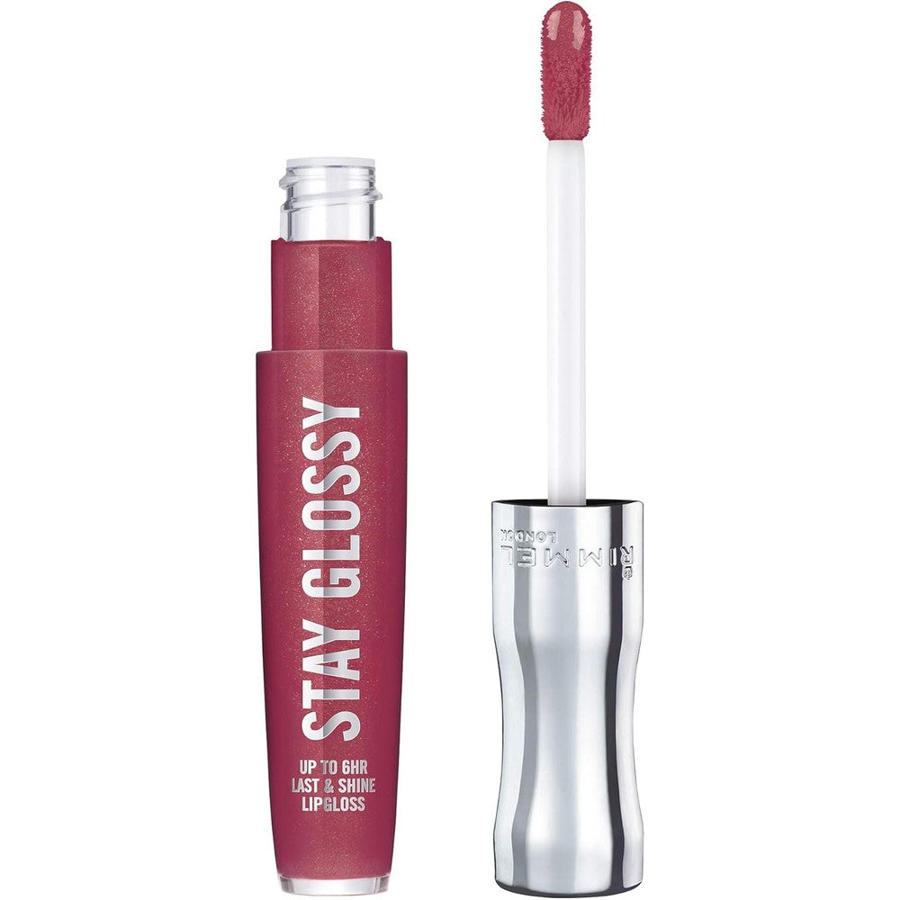 Rimmel stay glossy lip gloss in captivate me for high shine