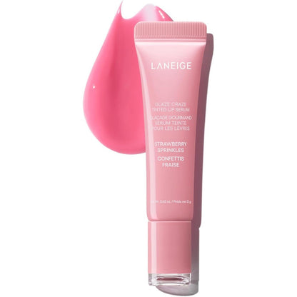 LANEIGE glaze craze tinted lip serum for high shine glossy lips and hydration