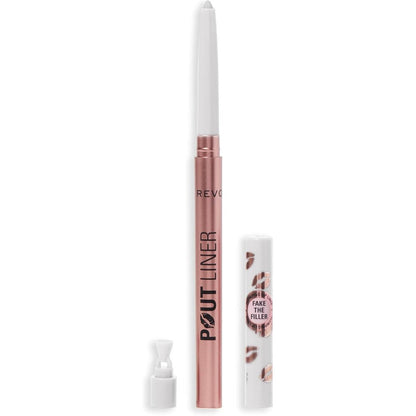 Revolution Beauty London Pout Bomb Plumping Lip Liner clear pencil front view