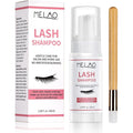 Mererke Pretty Eyelash Extension Cleanser front view with pump and brush