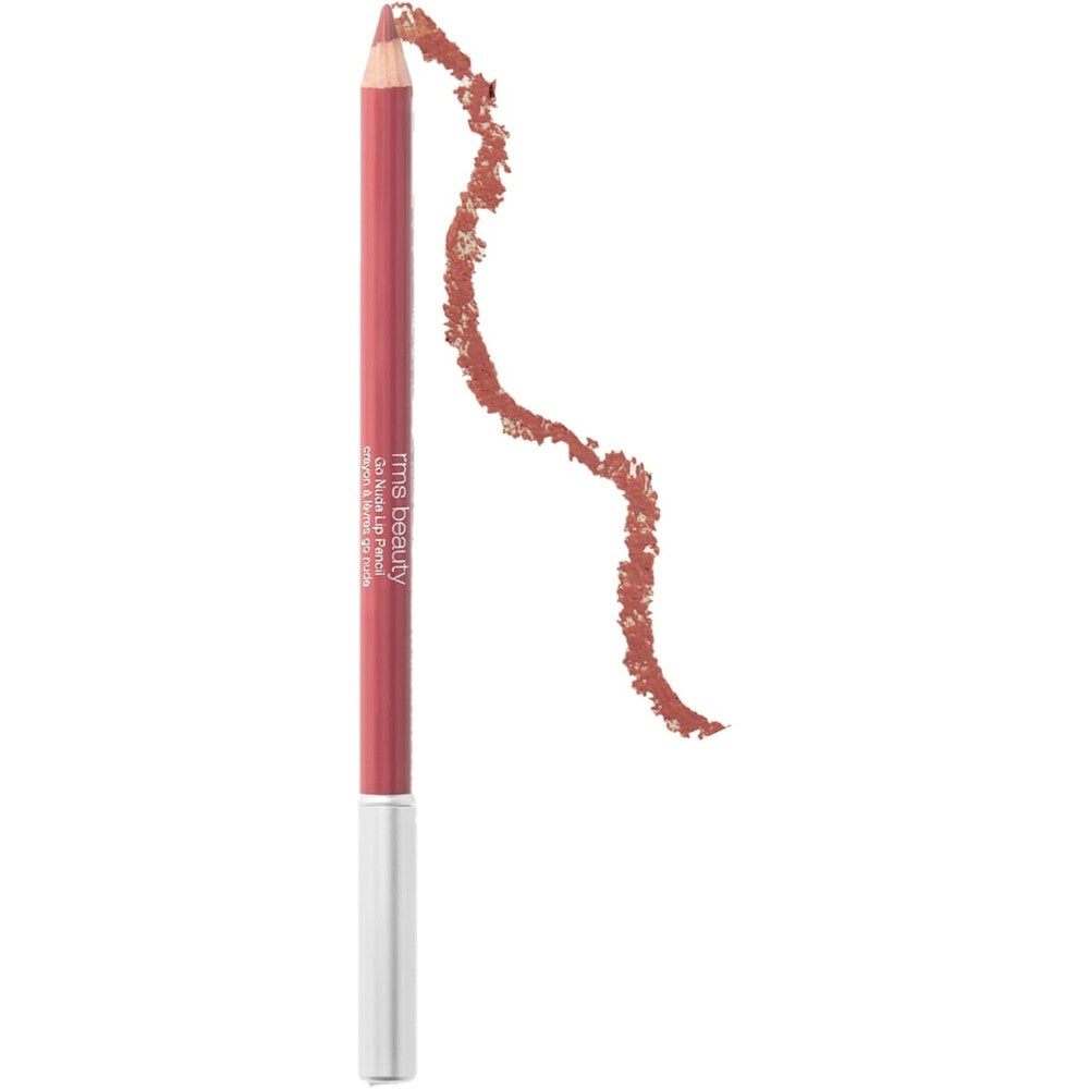 RMS Beauty Go Nude Lip Pencil Morning Dew front view long lasting lip liner