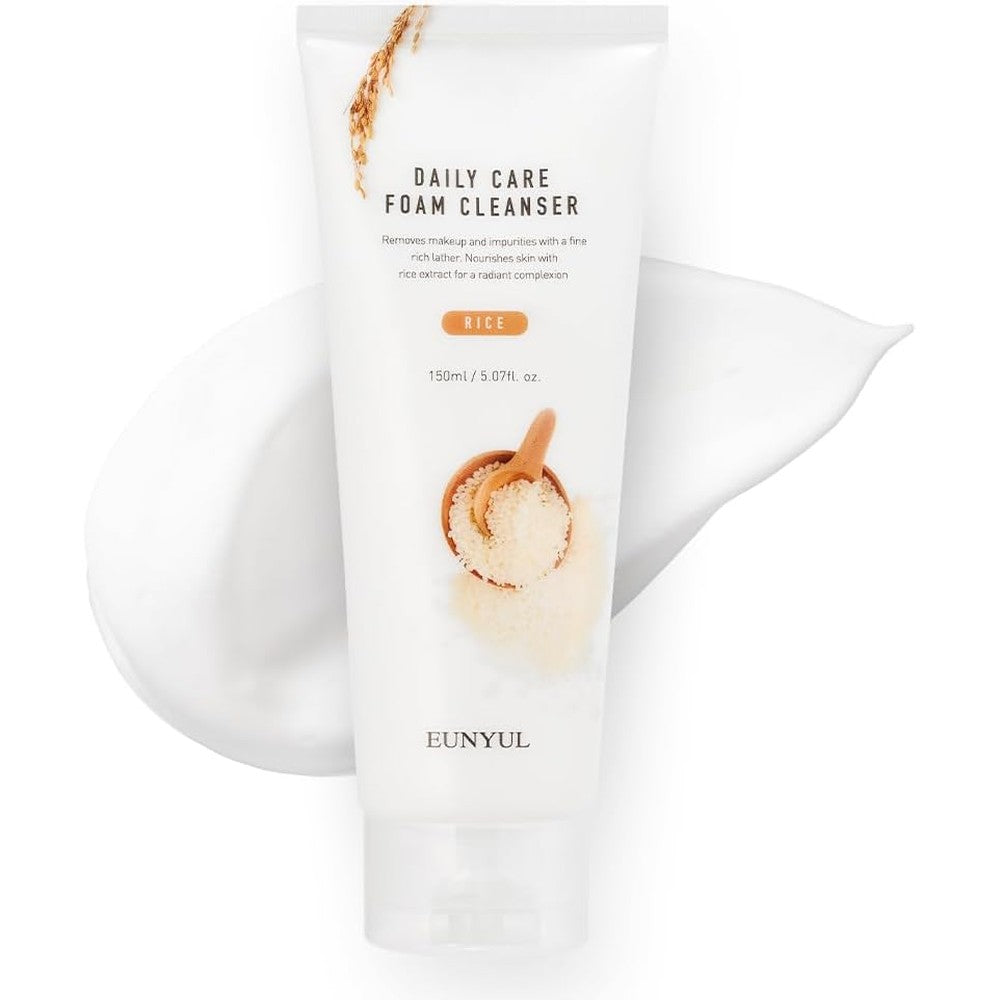 Eunyul Daily Care Rice Foam Cleanser front view packaging