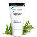 Dr Chrissie EyeCleanse front view of 30 milliliter gel bottle