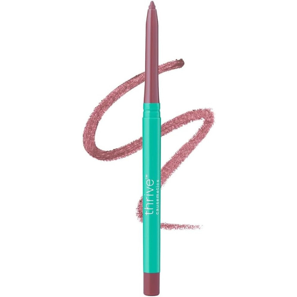 Thrive Causemetics ghizlan plum mauve plumping lip liner pencil
