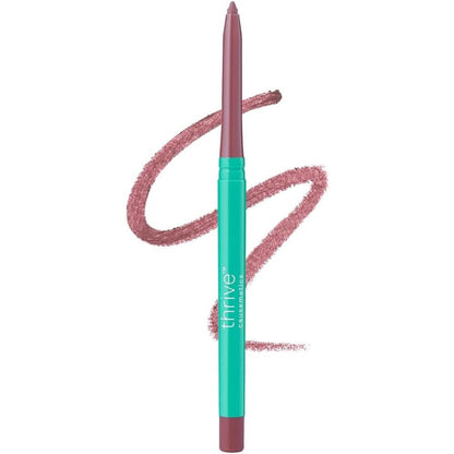 Thrive Causemetics ghizlan plum mauve plumping lip liner pencil