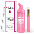 Veyes Inc lash shampoo front view bottle with pump