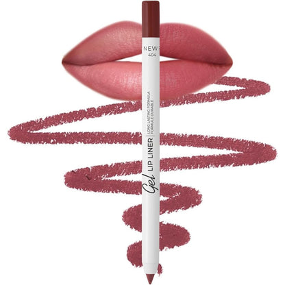 Lamel matte gel lip liner pencil in 404 berry for waterproof lip makeup