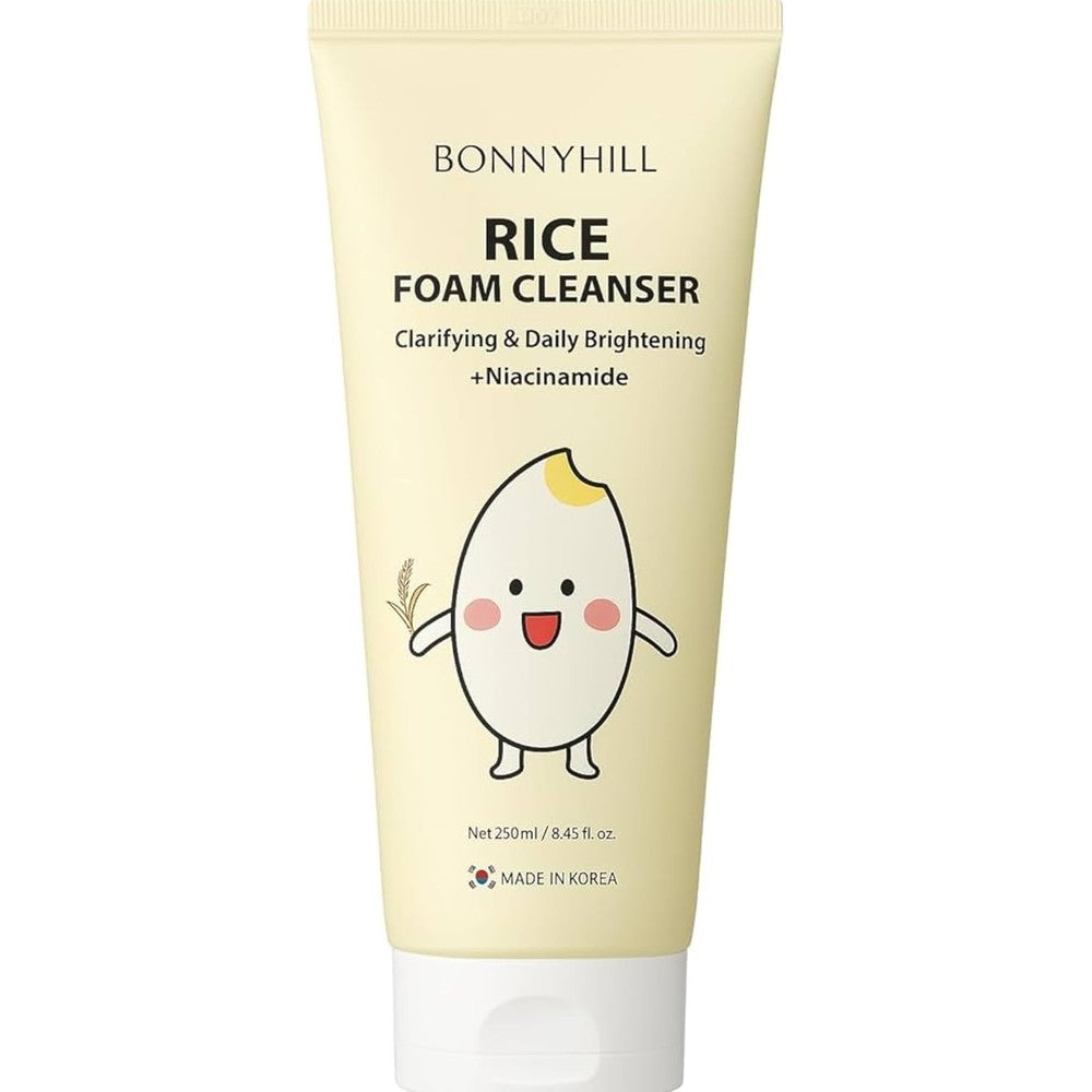 Skin Zephyr Bonny Hill Rice Foam Cleanser front view bottle.