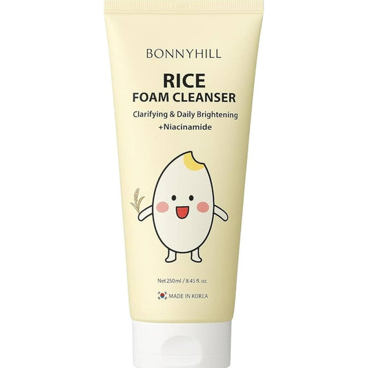 Skin Zephyr Bonny Hill Rice Foam Cleanser front view bottle.