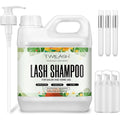Twilash by DLY bulk lash shampoo front view of the 2-liter jug container