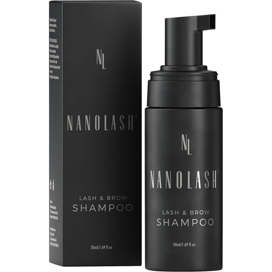 Nanolash Lash and Brow Shampoo 50 ml bottle front view