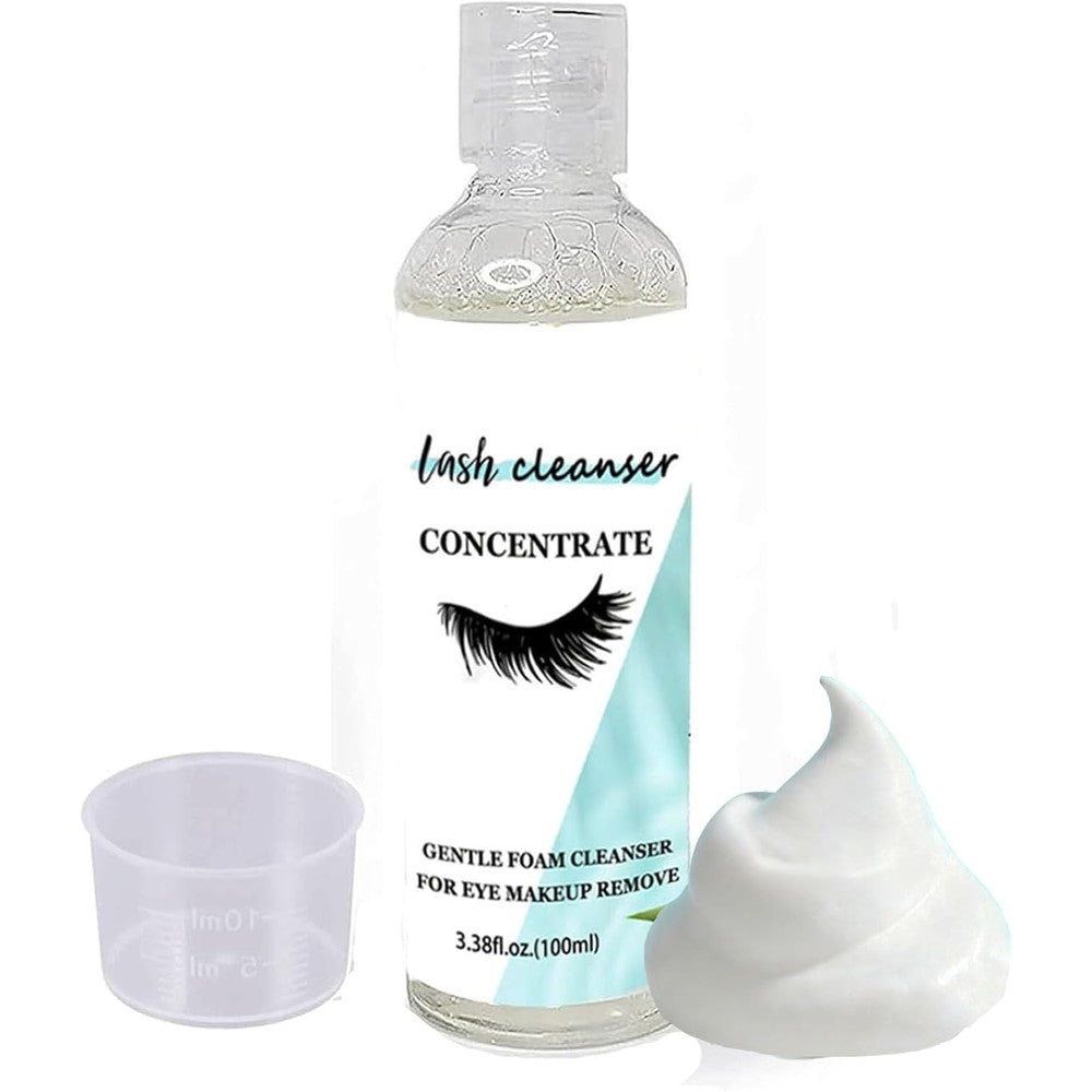 Arison Lashes lash shampoo concentrate bottle front view with clean label