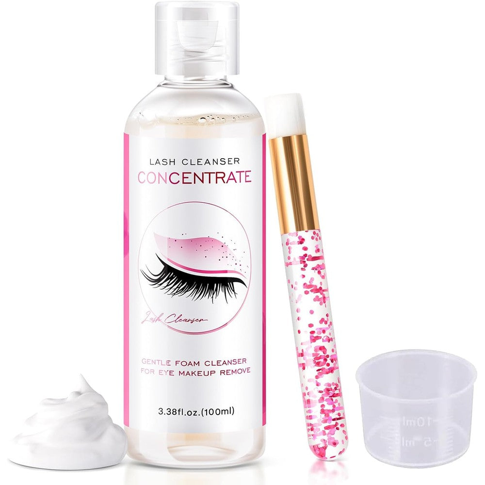 Stacy Lash shampoo concentrate bottle front view foaming cleanser