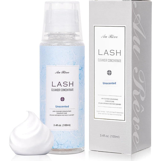 AuReve Lash Shampoo Concentrate 100ml bottle front view