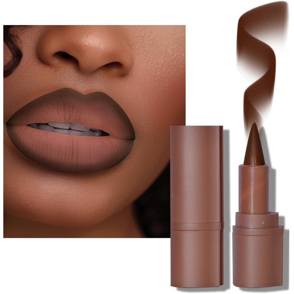 BAISEN DIARY 2 in 1 lip liner and lipstick in coffee bean for ombre lips