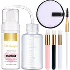 Wozutunt eyelash extension cleanser front view bottle packaging