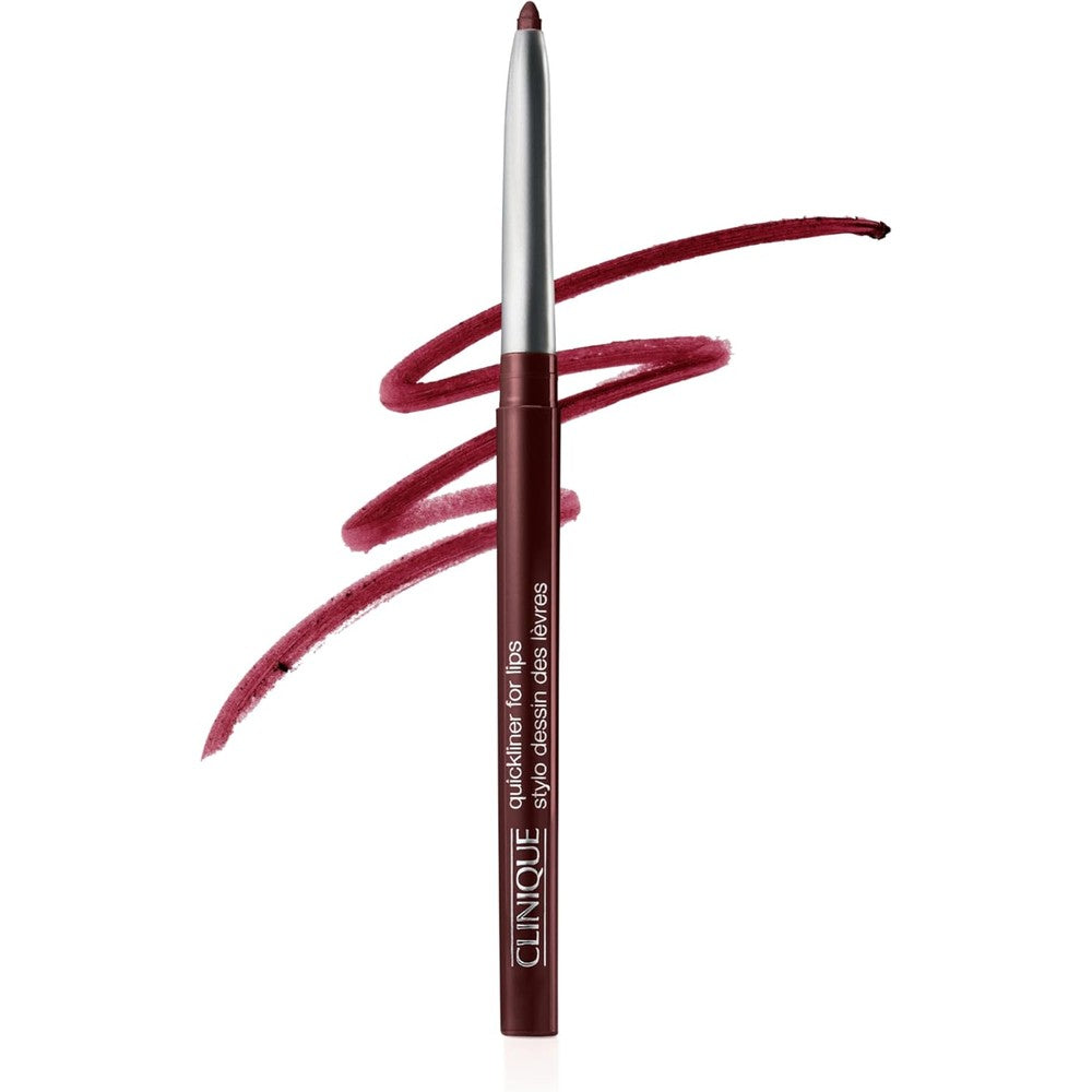Clinique Long Lasting Quickliner Lip Liner front view showcasing the sleek automatic pencil design