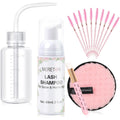 Mereton lash shampoo kit front view packaging and bottle