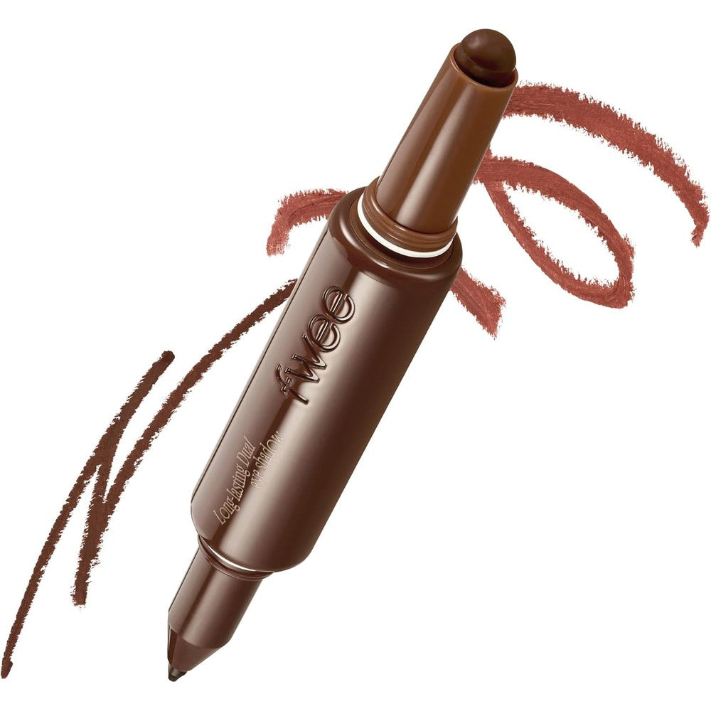 Fwee dual coloring stick lip liner in chocolate box brown color for long lasting makeup