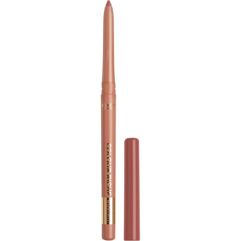 L'Oreal Paris colour riche lip liner pencil in pinky nude for creamy lip definition