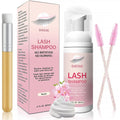 Cxcesns Svecke lash shampoo kit front view packaging and bottle