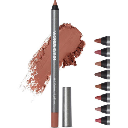 Wonderskin saddle brown lip liner for long lasting 6 hour waterproof matte definition