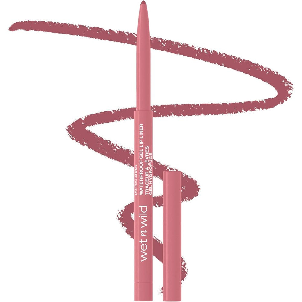 Wet N Wild perfect pout matte gel lip liner in lay down the mauves for purple lip definition