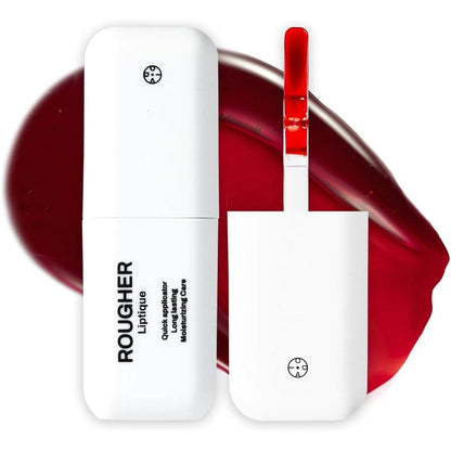 Oiad Liptique Lip Plumping Stain Peel Off - 24 Hour Long Lasting Lip Tattoo, Waterproof & Transfer Proof, Nourishing & Hydrating Peel off Korean Lip Tint for Women (001 ROUGHER)