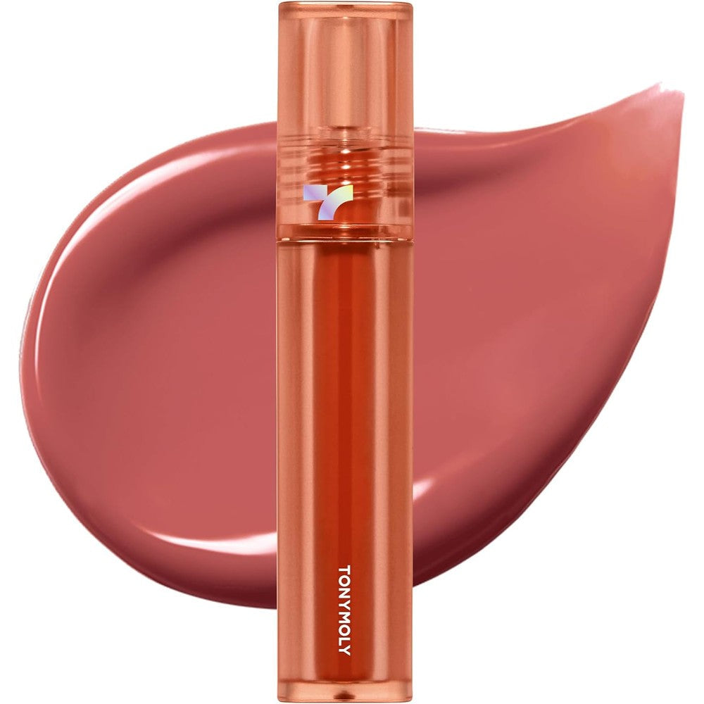 TONYMOLY Perfect Lips Shocking Lip Tint â€“ Long Lasting Semi-Permanent Lip Stain with Moisturizing Formula, N08 Rose Shocking, 0.37 fl oz
