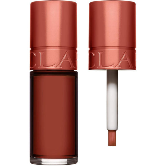 Clarins Water Lip Stain 7ml bottle showing vibrant matte liquid pigment