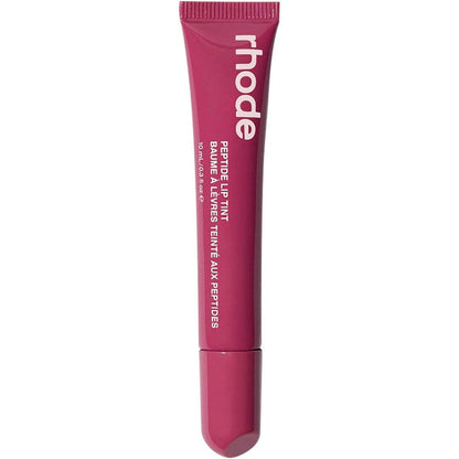 Rhode Peptide Lip Tint Raspberry Jelly front view of the packaging tube showcasing the sleek design.