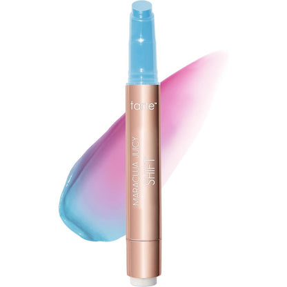 tarte maracuja juicy lip & cheek shift - pH-Powered Lip Stain & Cheek Stain, Lip Gloss Balm with Hyaluronic Acid for Smooth Moisturized Lips & Cheek Tint, Vegan & Cruelty-Free