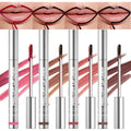 4Pcs Peel Off Lip Liner Stain Set - Long-Lasting, Smudge-Proof, Waterproof Nude Matte Lip Tint, Non-Fading Peel Off Lip Color, Effortless Precision & Full Coverage, 24H Color Hold