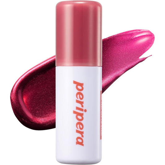 Peripera Ink Peel Off Lip Stain 02 Dear Rose front packaging view showing the long lasting Korean lip tint bottle.
