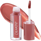 ColourPop HydraPop Glossy Lip Stain - Hydrating Lip Gloss That Fades Into A Soft Tint - Non-Drying & Long-Lasting - Water-Based Gloss-to-Stain Finish - Baby Fox (0.11 Fl Oz)