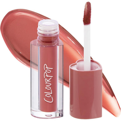 ColourPop HydraPop Glossy Lip Stain - Hydrating Lip Gloss That Fades Into A Soft Tint - Non-Drying & Long-Lasting - Water-Based Gloss-to-Stain Finish - Baby Fox (0.11 Fl Oz)
