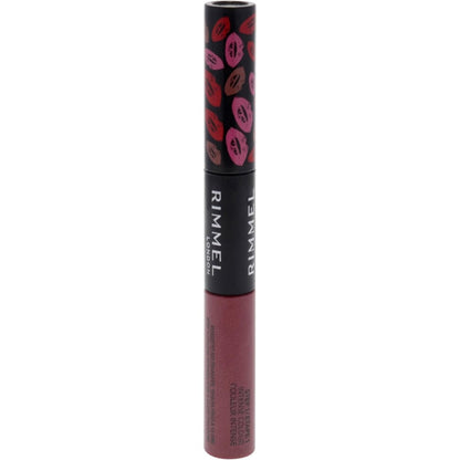 Rimmel London Provocalips 16hr Kiss-Proof Lip Color - Two-Step Liquid Lipstick to Lock in Color and Shine - 005 Just Teasing, .14 fl.oz.