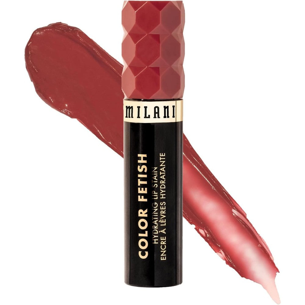 Milani Color Fetish Hydrating Lip Stain 130 Rose Rising front view