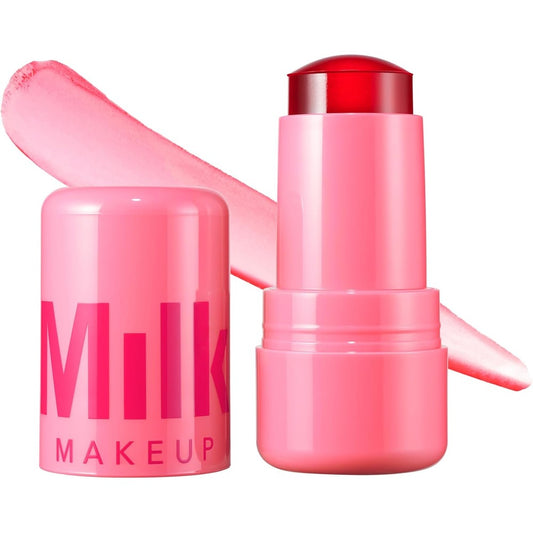 Milk Makeup Cooling Water Jelly Tint â€“ Long-Lasting Sheer Lip + Cheek Stain with Firming Vegan Collagen + Hydrating Aloe â€“ Transfer Proof, Buildable Lip Tint + Blush