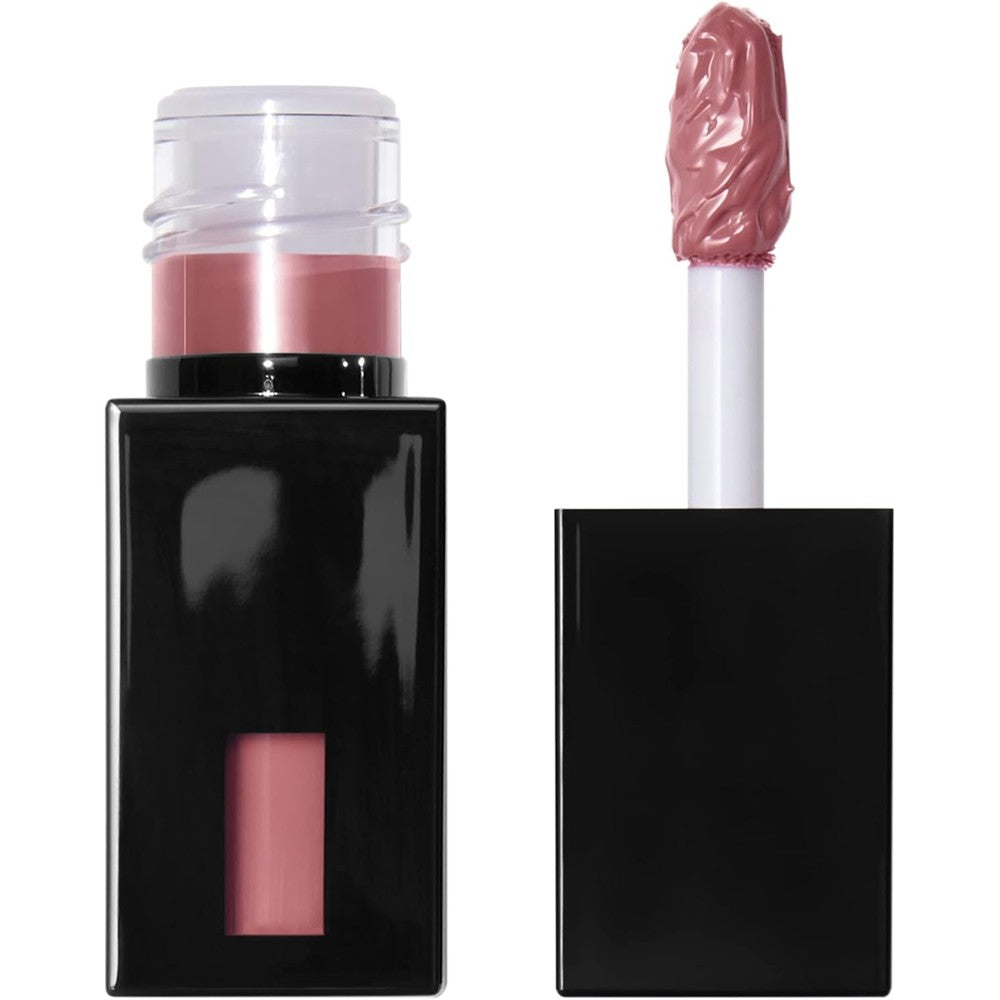 e.l.f. Glossy Lip Stain in Pinkies Up for a sheer pop of long lasting color