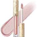 Focallure metallic liquid lipstick front view showing packaging and gold floral cap