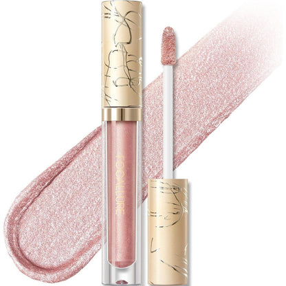 FOCALLURE metallic liquid lipstick in young lust shade with bold sparkle finish